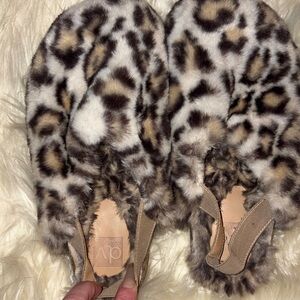 Dolce Vita Leopard Print Kids Sandals